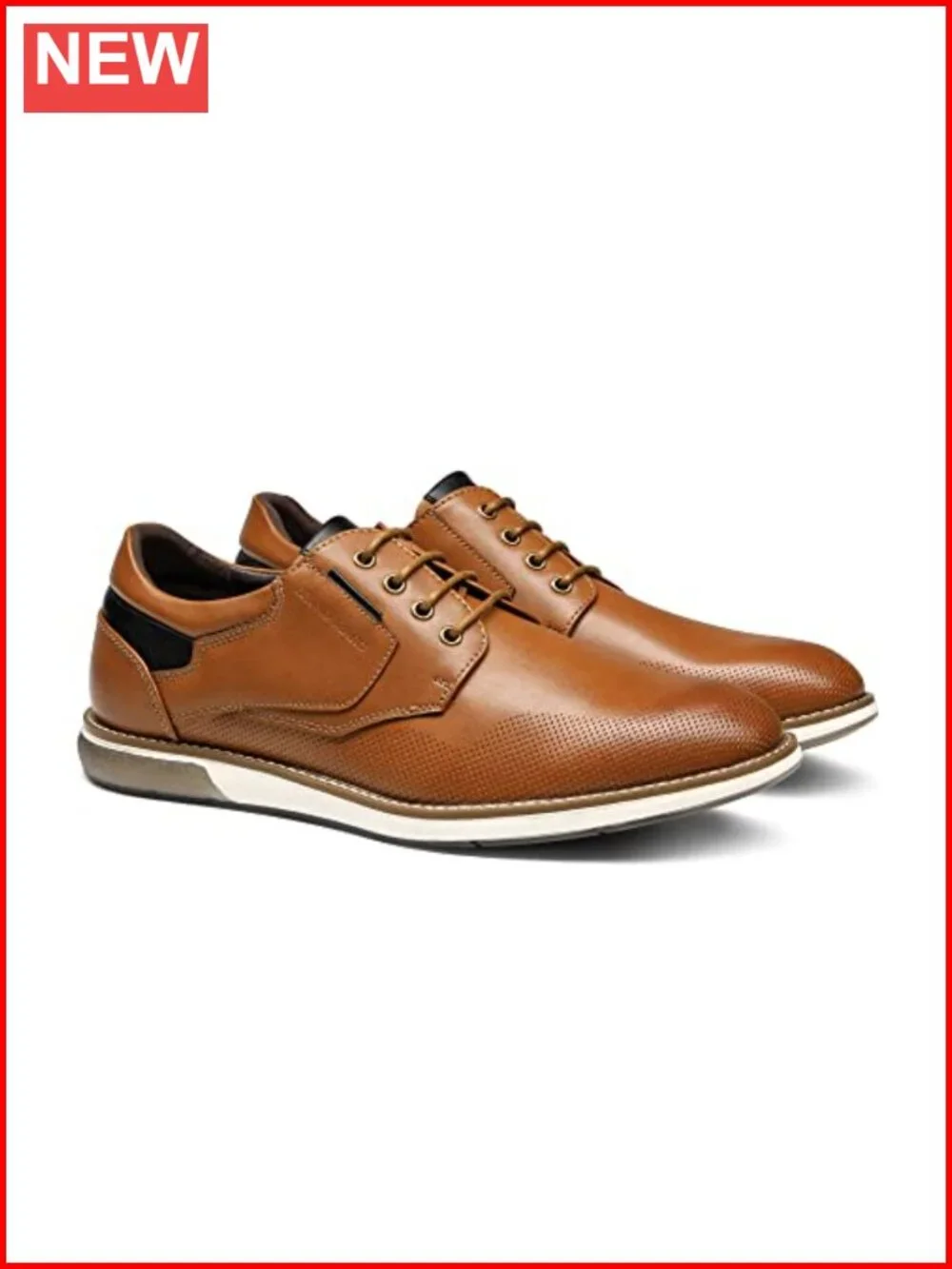 Men's Oxfords Dress Shoes Casual Business Derby Sneakers Lace-Up Synthetic